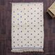 Tapis marocain pois bleu 105x155 cm