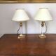 Pair of bedside lamps 80s