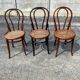 Set of 7 Thonet bistro chairs