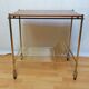 Vintage service range vinyls in teak France 1960
