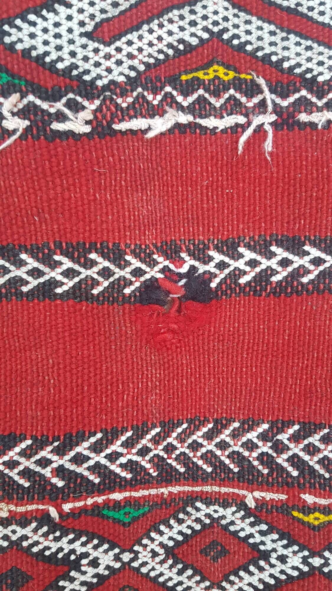 100% Handmade Berber Kilim Rug in Wool 151x231cm