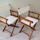 Fauteuils style "réalisateur" anciens