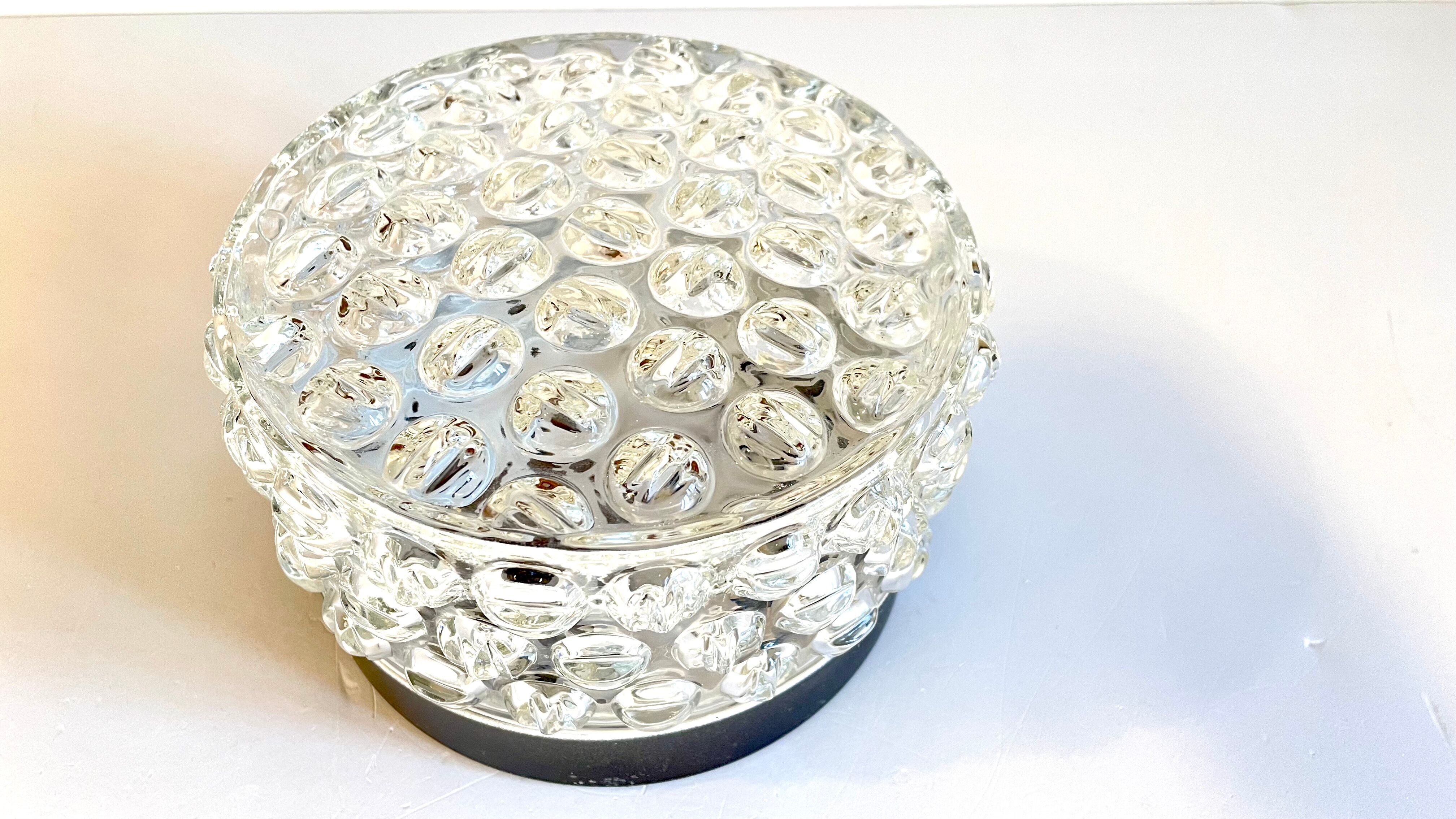 Ceiling lamp geometric design years 60s