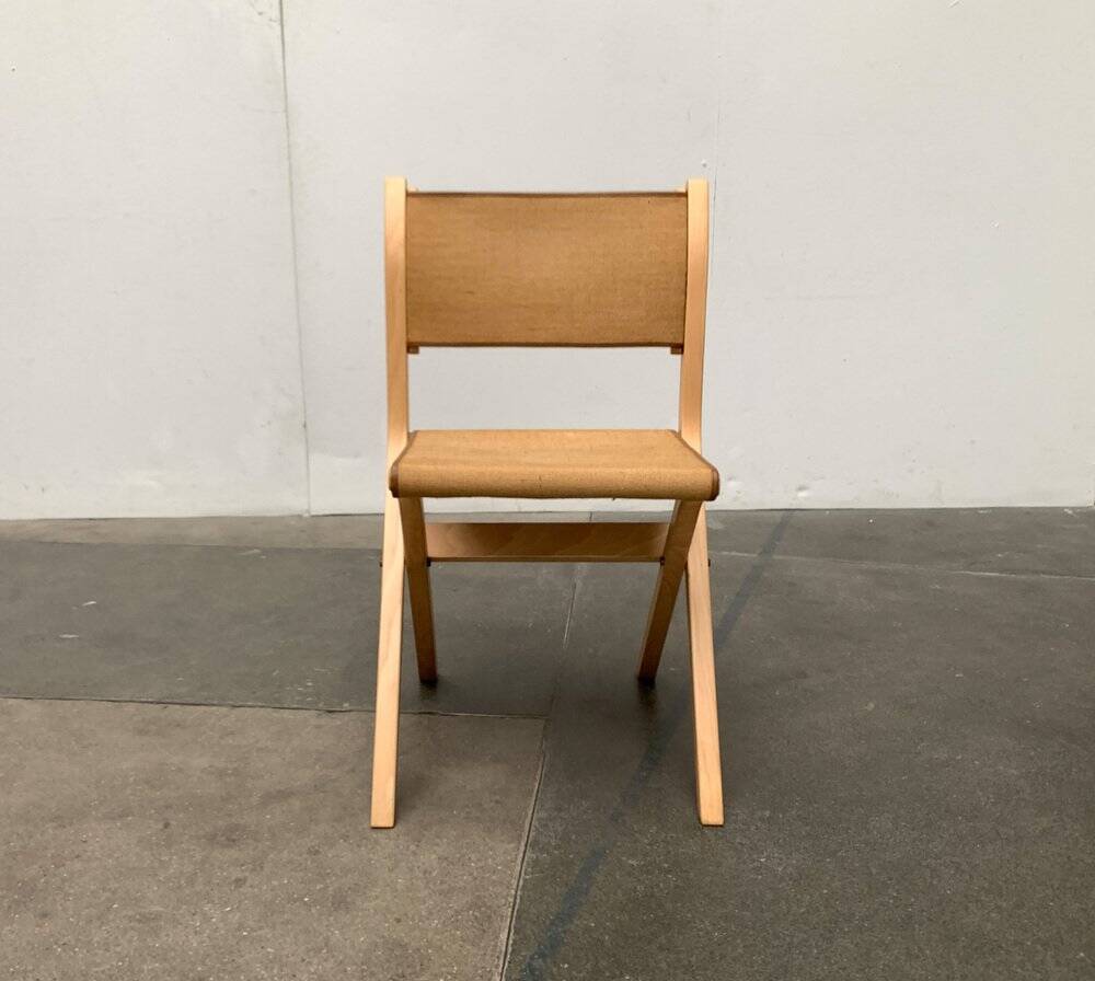 Vintage Italian folding chairs by Ilmari Tapiovaara for Olivo Italy, set of 3.