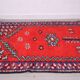 Red Vintage Moroccan Rug 167 x 190 cm - Berber Wool Rug - Handmade Rug Boho