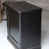 Blackened wood jam maker sideboard 19th Parisian style