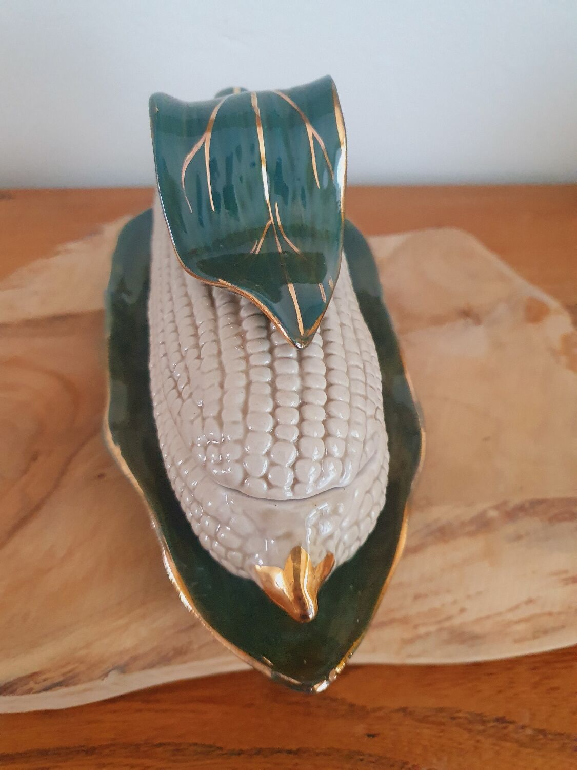 Box on the cob of corn