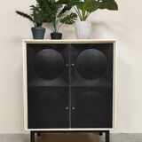 Brutalist circular cabinet vintage 'Geometric design'