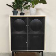 Brutalist circular cabinet vintage 'Geometric design'