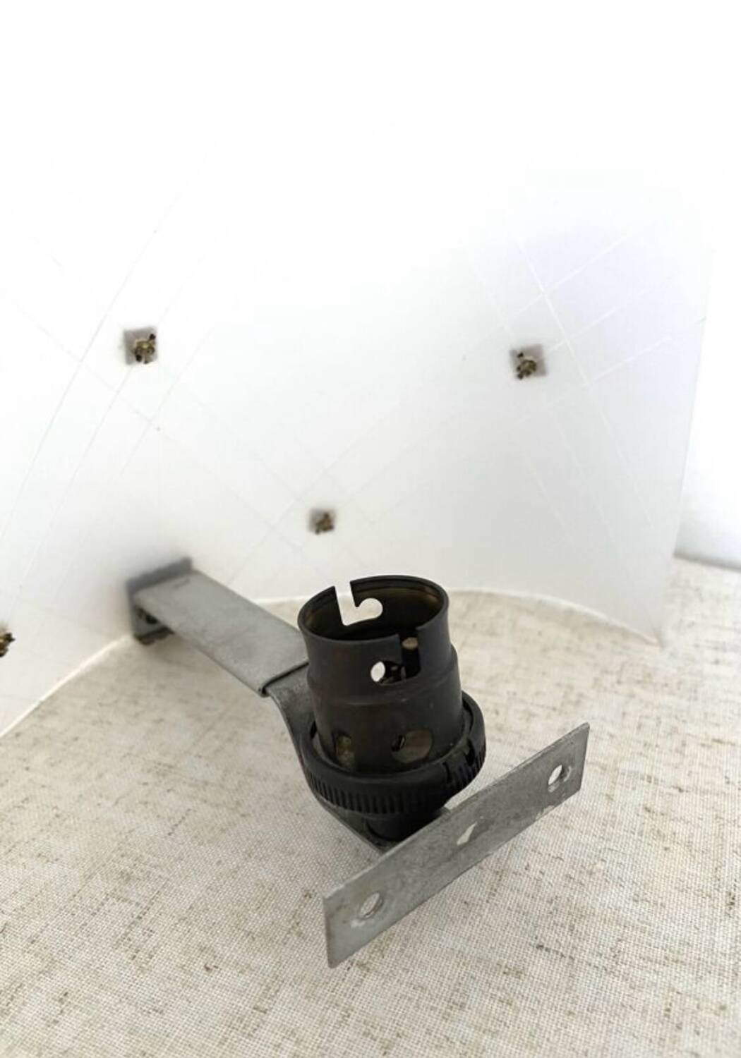 Pair of Plexiglas wall lights, 1960s