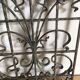 Grille de porte art nouveau en fonte