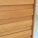 Sideboard U 458 light oak Jiri Jiroutek for Interier Praha 1960