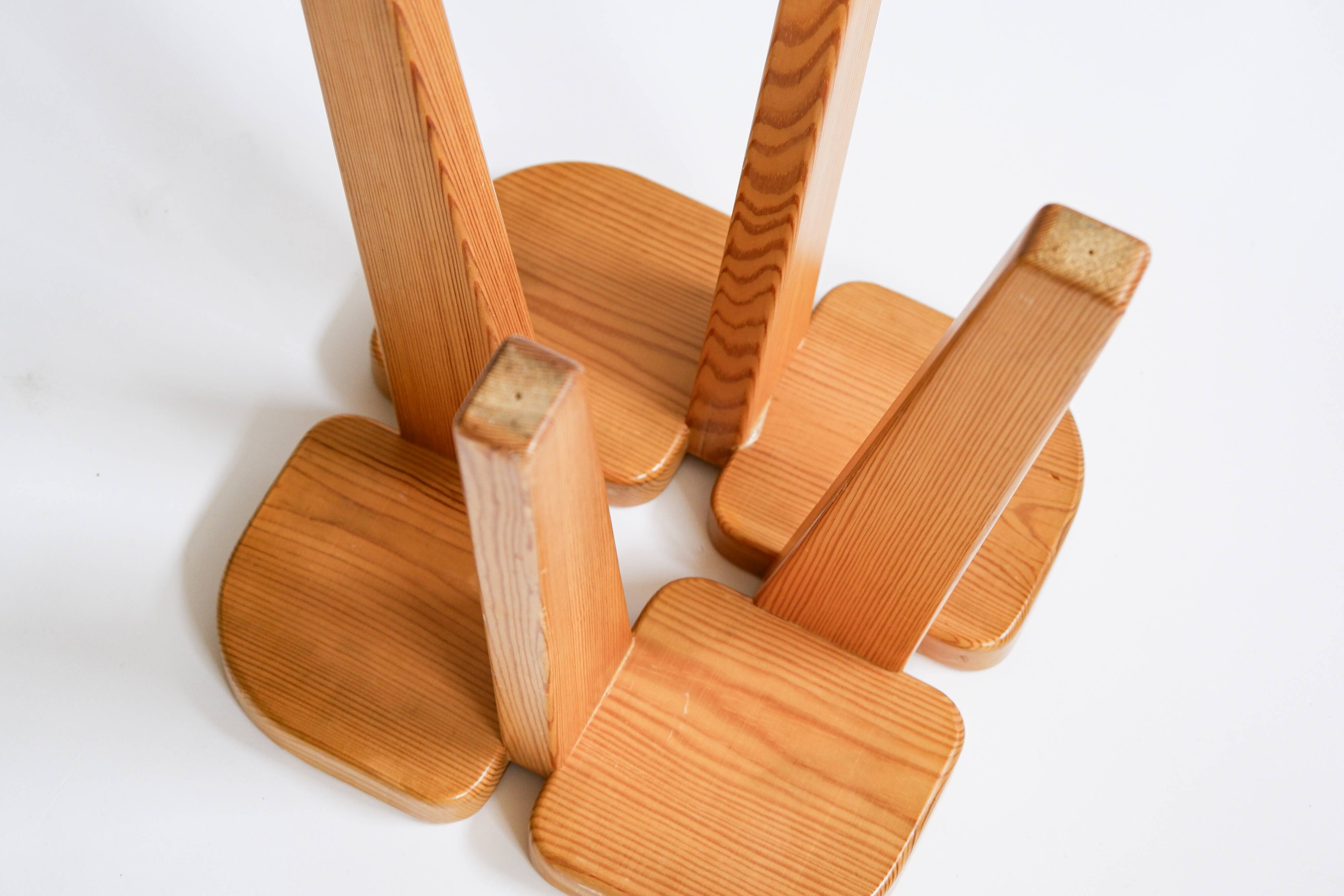 Lisa Johansson-Pape, Apila stool, pine circa 1960