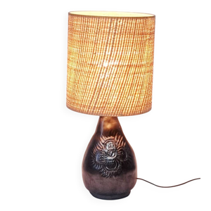 lampe céramique brutaliste