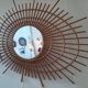 Mirror comet in rattan