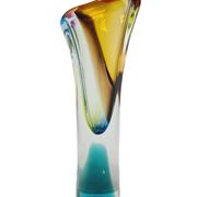 Vase by J. Hospodka for Chribska Glassworks, Czechoslovakia, 1960s