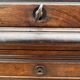 Secretary cylinder Mahogany white marble (Louis XVI style)