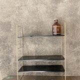 Vintage gold string metal shelf
