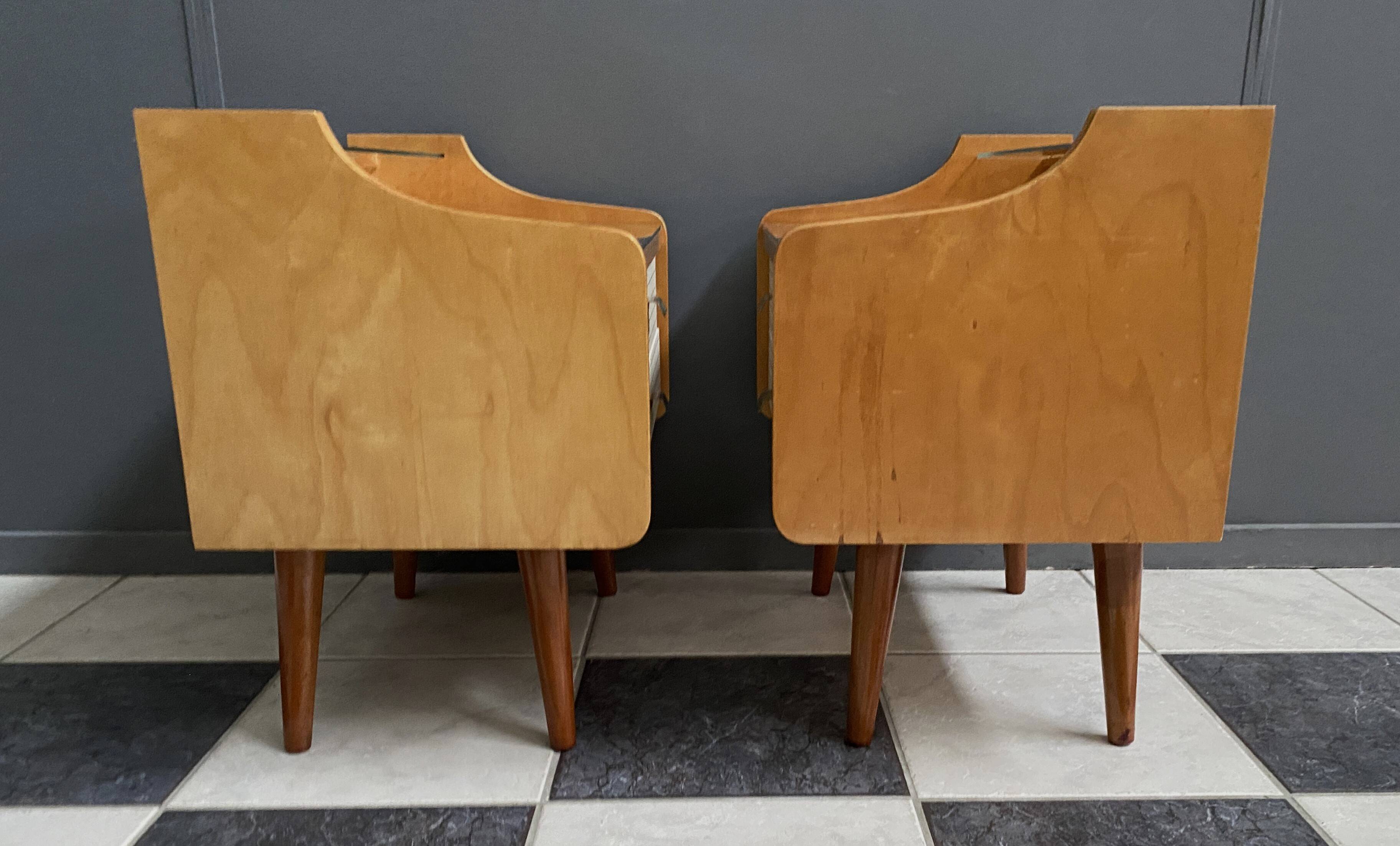 set of 2 nightstands from the 60s