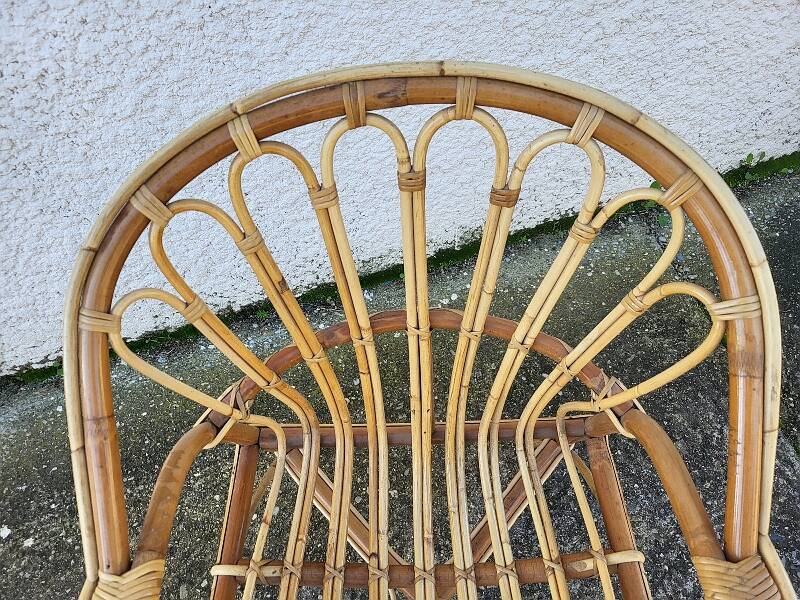 Rattan armchair 1960