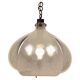 1960s Kaiser Murano Glass and Chrome Ceiling Light