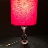 Vintage 1960s navy liner chain lamp red light