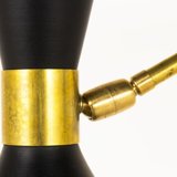 Double wall sconce in the style of Italian creations of the 50s