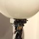 Twisted vintage lamp pair 1980