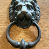 Lion head door knocker