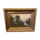 Huile sur toile encadrée paysage