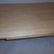 Table vintage 1960 pieds compas chéne clair