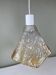 Amber glass pendant