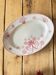 Pink plate made of iron earth