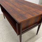 Rosewood 'Floating' Desk By Gunnar Nielsen For Tibergaard, 1960s.