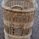 Old and large wicker baker's basket - 1920s-30s