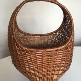 Wicker basket 1960s 45cm