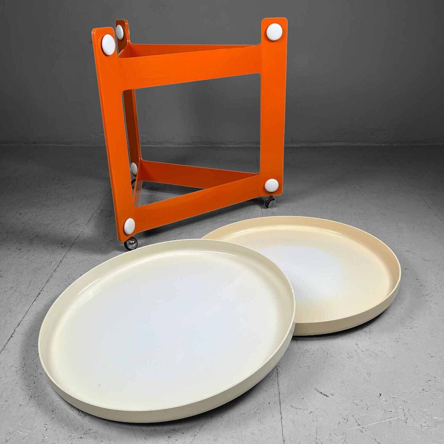 Trolley by Luigi Massoni for Guzzini, Italy