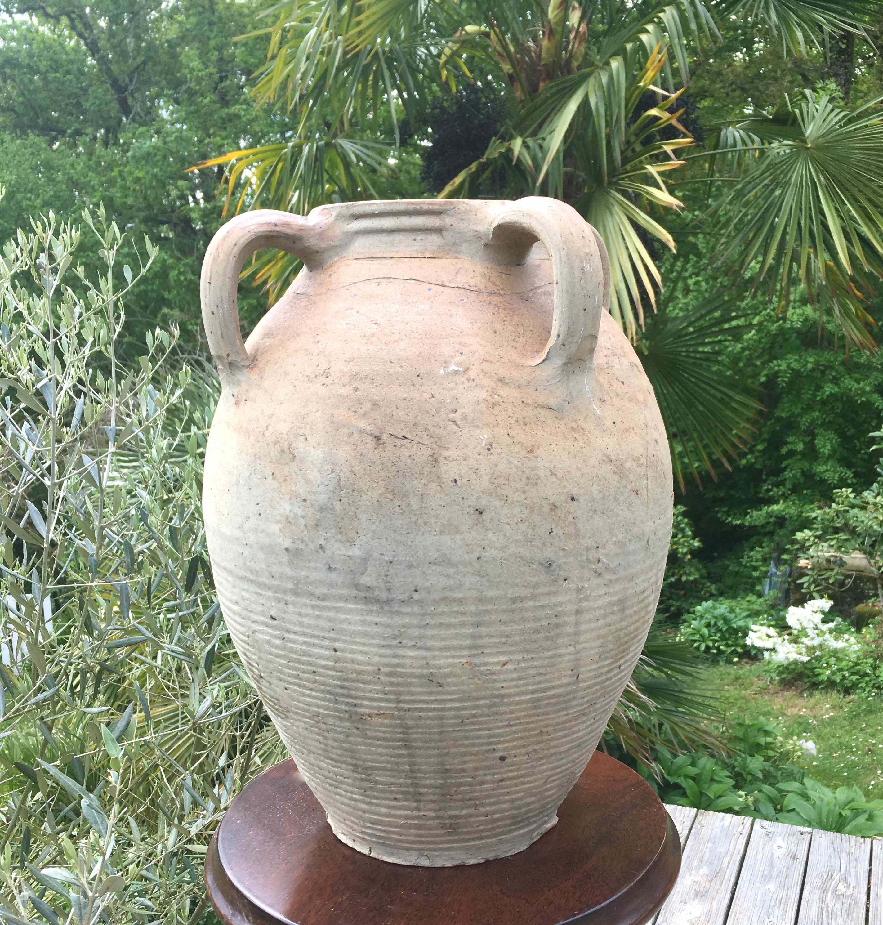 Antique terracotta jar
