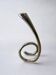 Biomorphic candleholder, solid aluminium, Spain, circa 1970s