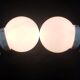 Pair of porcelain art deco wall light