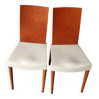 Lot de 2 chaises Miss Trip de Starck (Kartell)