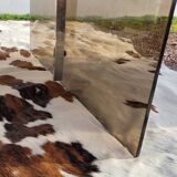 Smoked glass coffee table by Galloti and Radice Italy, 1970s