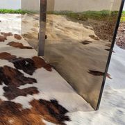 Smoked glass coffee table by Galloti and Radice Italy, 1970s