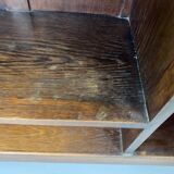 Large vintage wooden bookcase