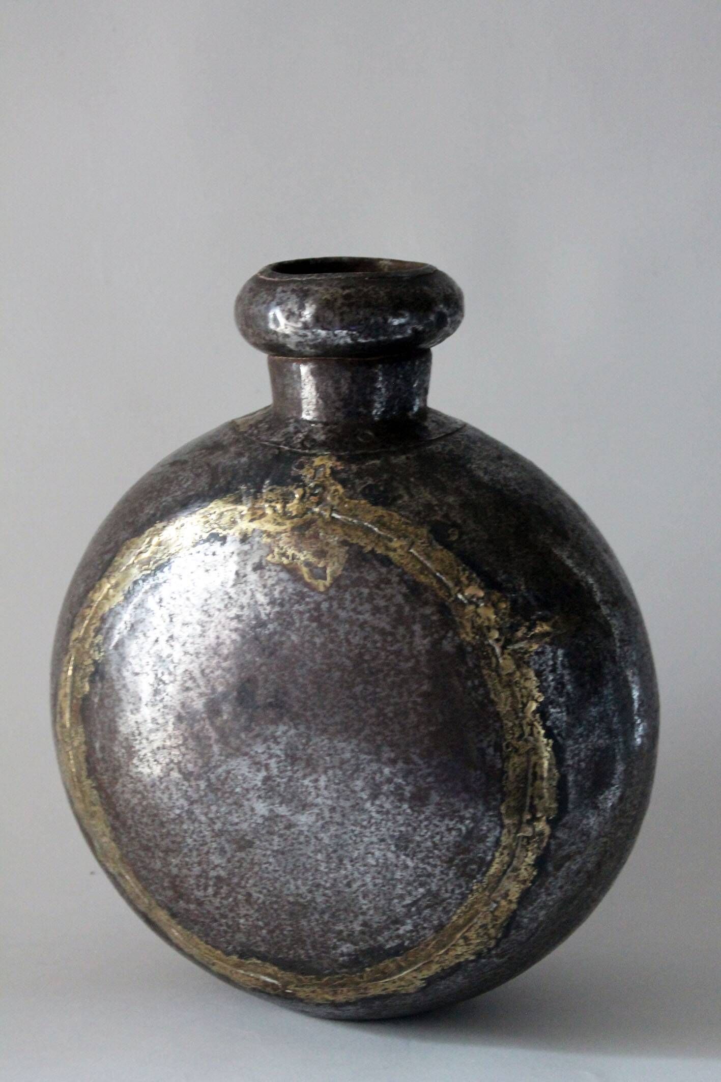 Vase - Gourde à eau artisanale traditionnelle du Rajasthan