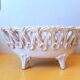 Woven ceramic fruit bowl, Fratelli Fanciullacci 1950