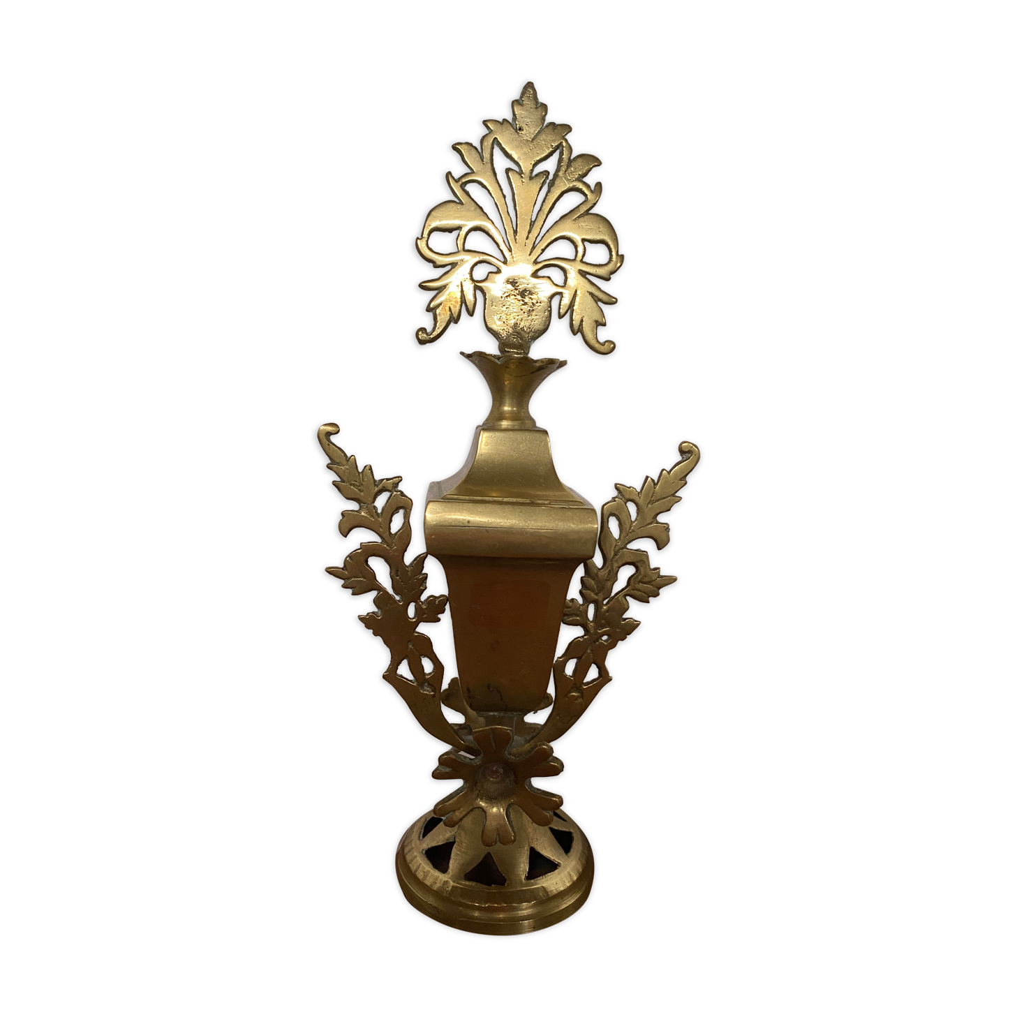 Kohl bottle in ancient gilded bronze