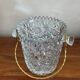 Cut glass ice bucket