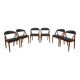 Model 31 Dining Chairs by Kai Kristiansen for Schou Andersen, Denmark, 1960s, Set of 6