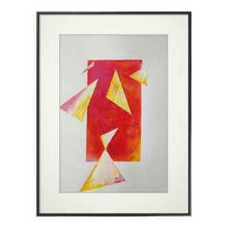 Abstract painting geometric constructivism